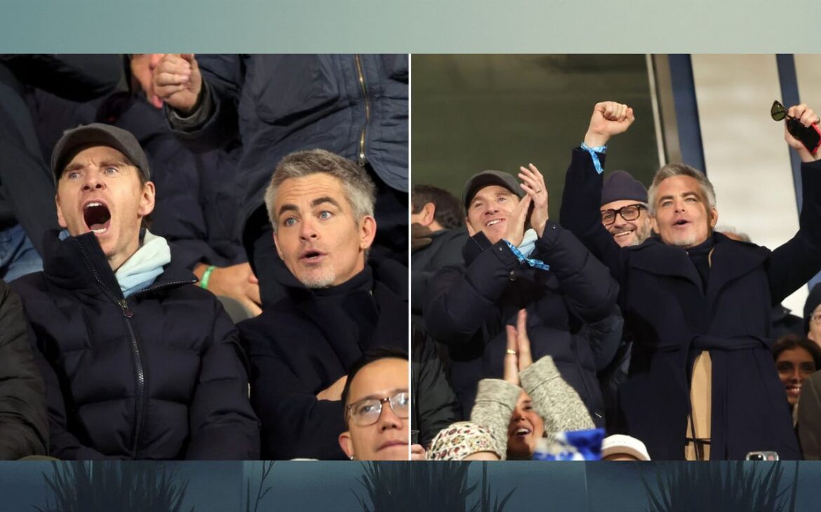 fassbender and chris pine como vs sassuolo